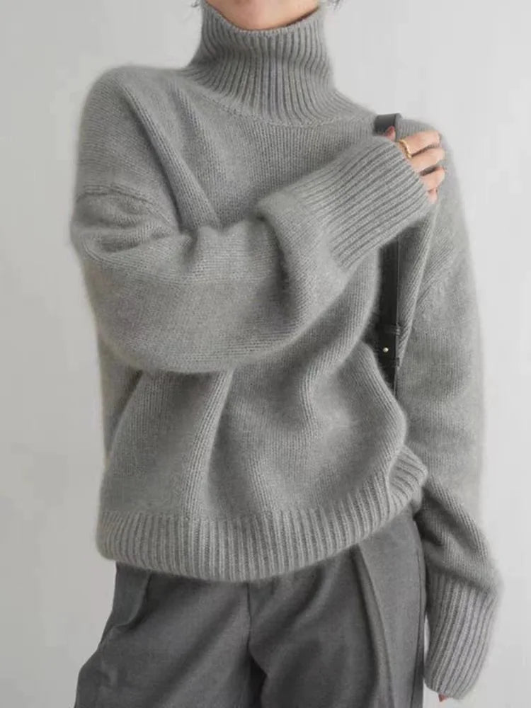Frederikke - Blød Rullekravepullover