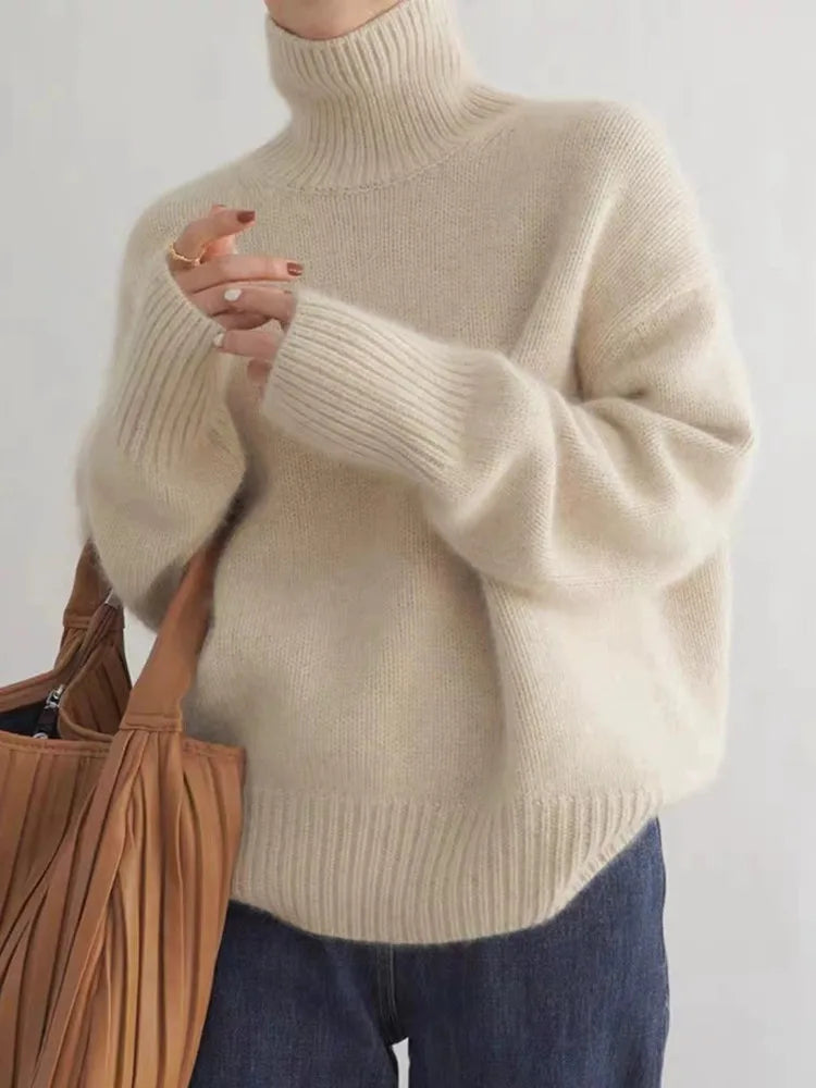 Frederikke - Blød Rullekravepullover