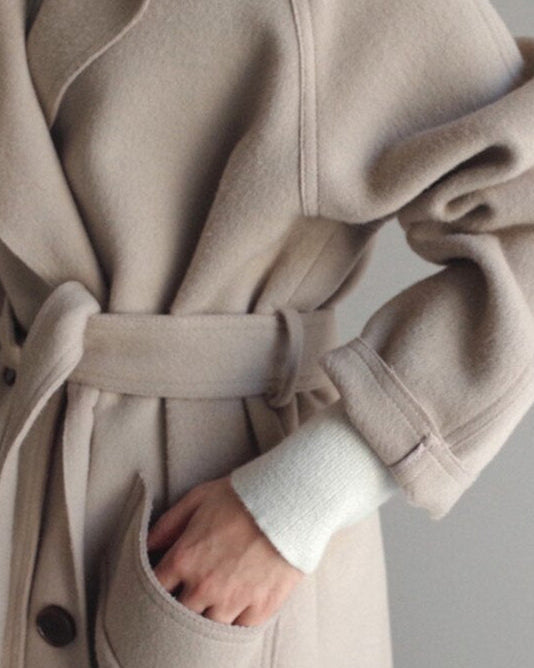 Runa - Uld trenchcoat