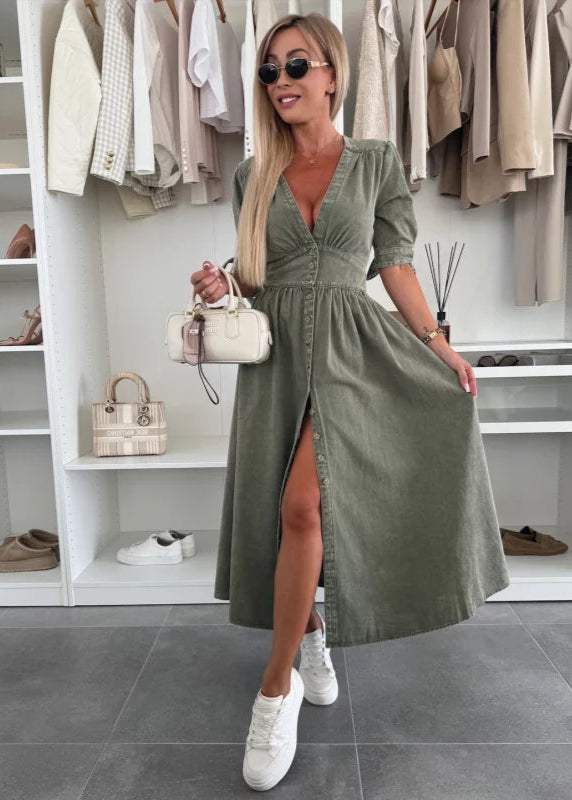 Birgit - Strålende denimkjole