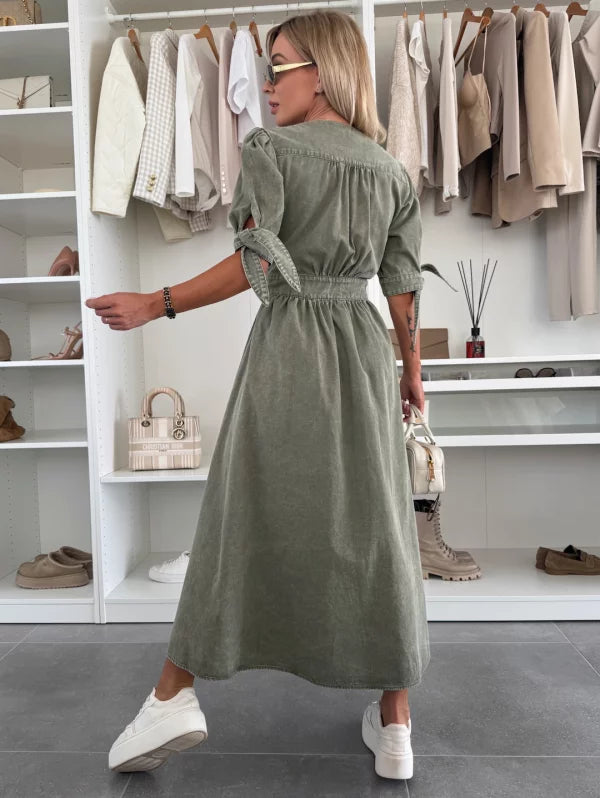 Birgit - Strålende denimkjole