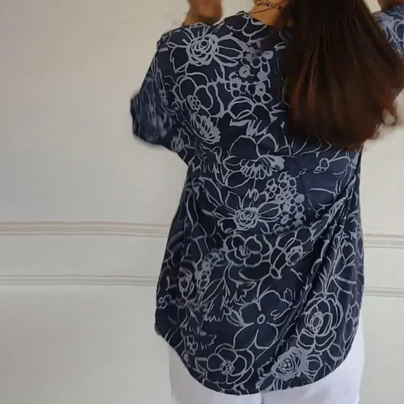 Lova – Blomsterprint bluse