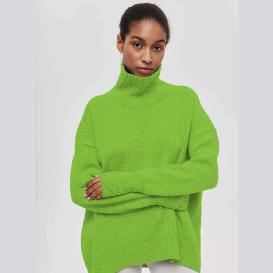 Nanna - Lun højhalset sweater