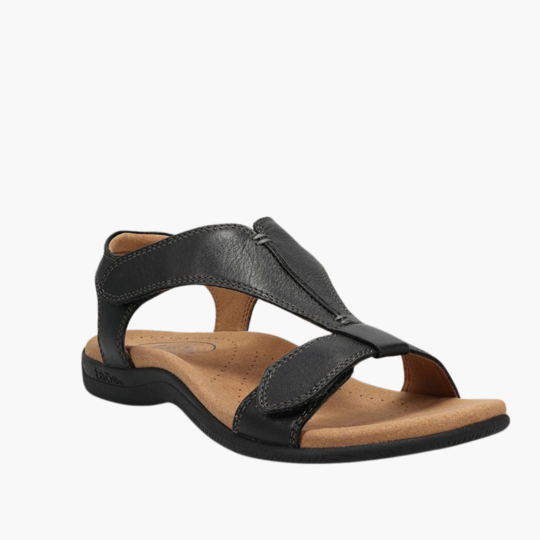 Leona - Plateau-Sandaler med Velcrolukning