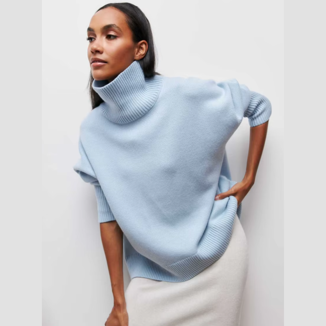 Nanna - Lun højhalset sweater