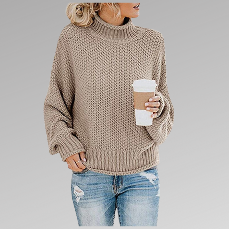 Juni - Klassisk Strikket Sweatshirt