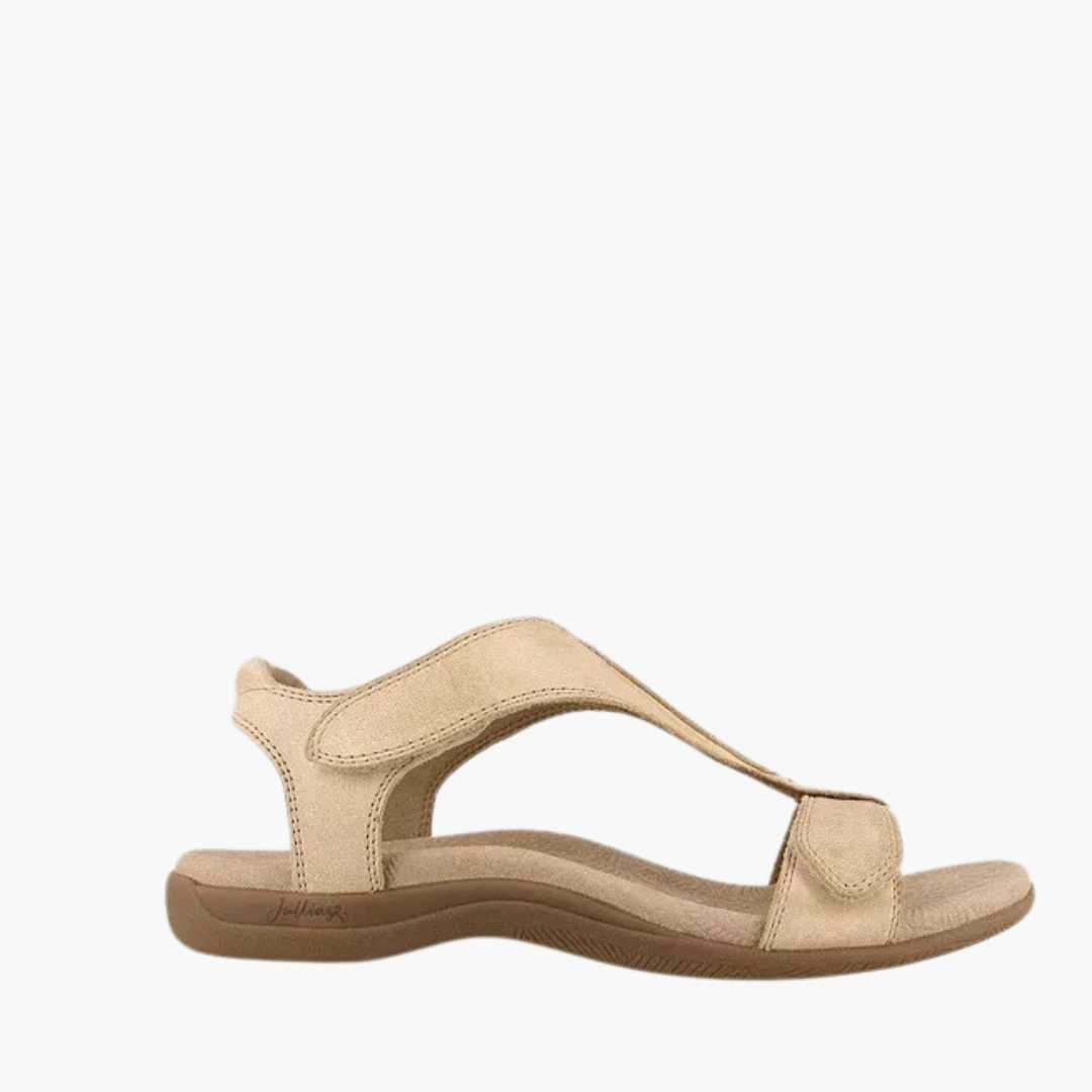 Leona - Plateau-Sandaler med Velcrolukning
