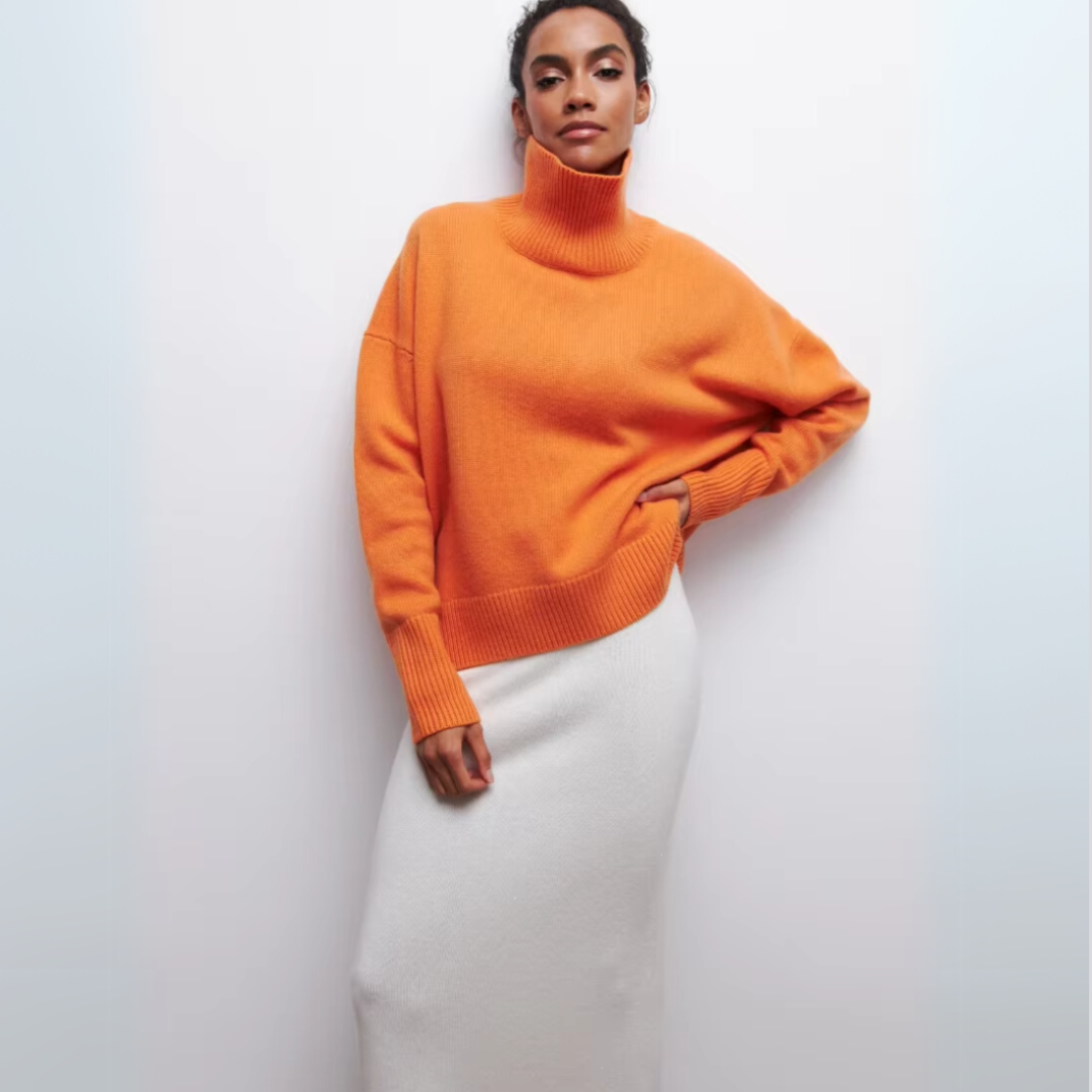 Nanna - Lun højhalset sweater