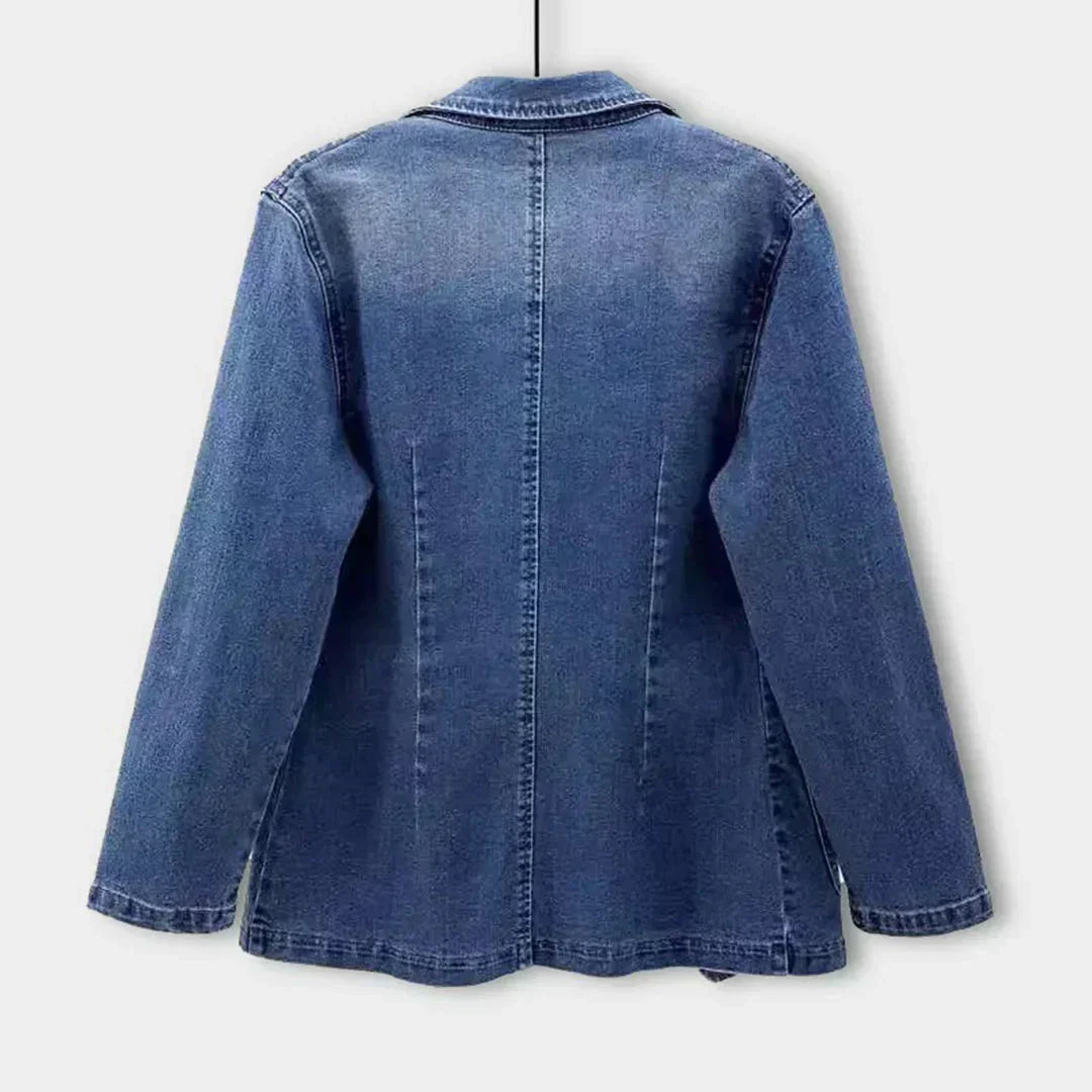 Lisen - Stilfuld Denimblazer Til Kvinder