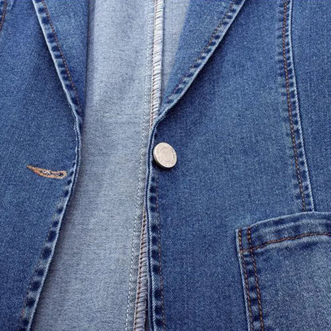 Lisen - Stilfuld Denimblazer Til Kvinder