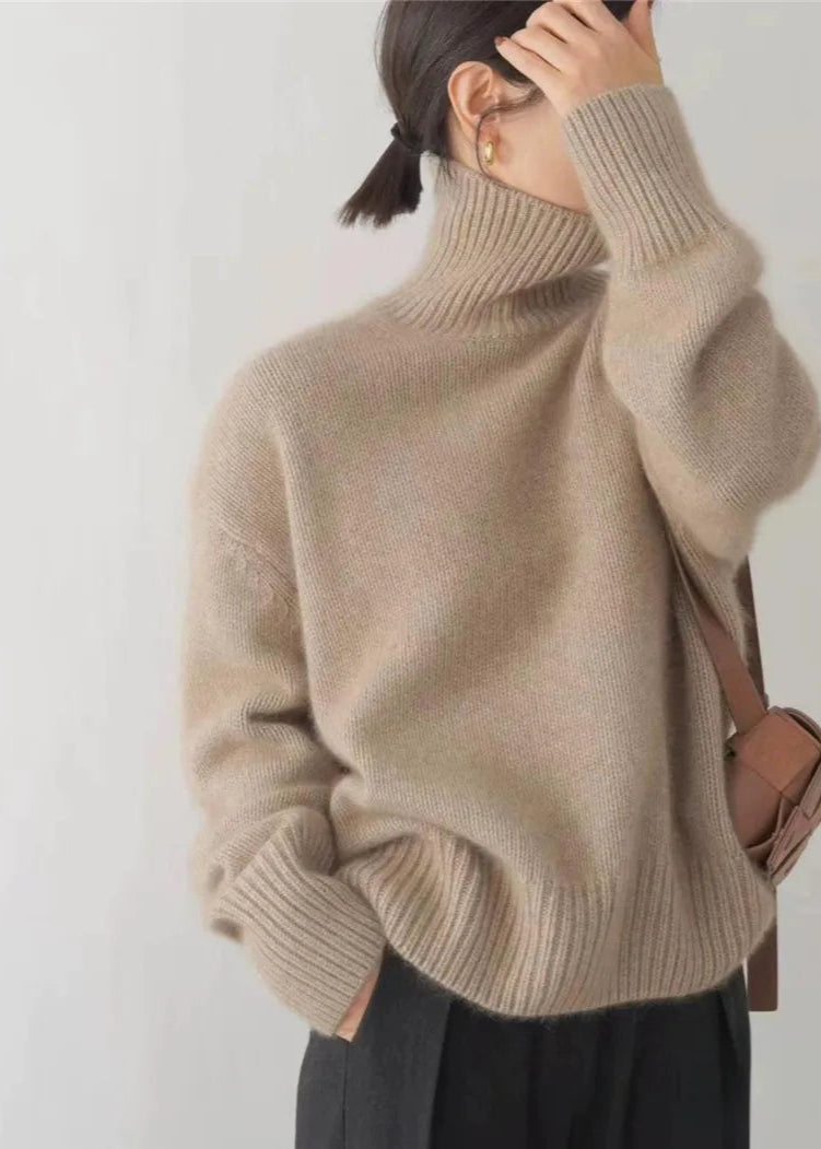 Frederikke - Blød Rullekravepullover