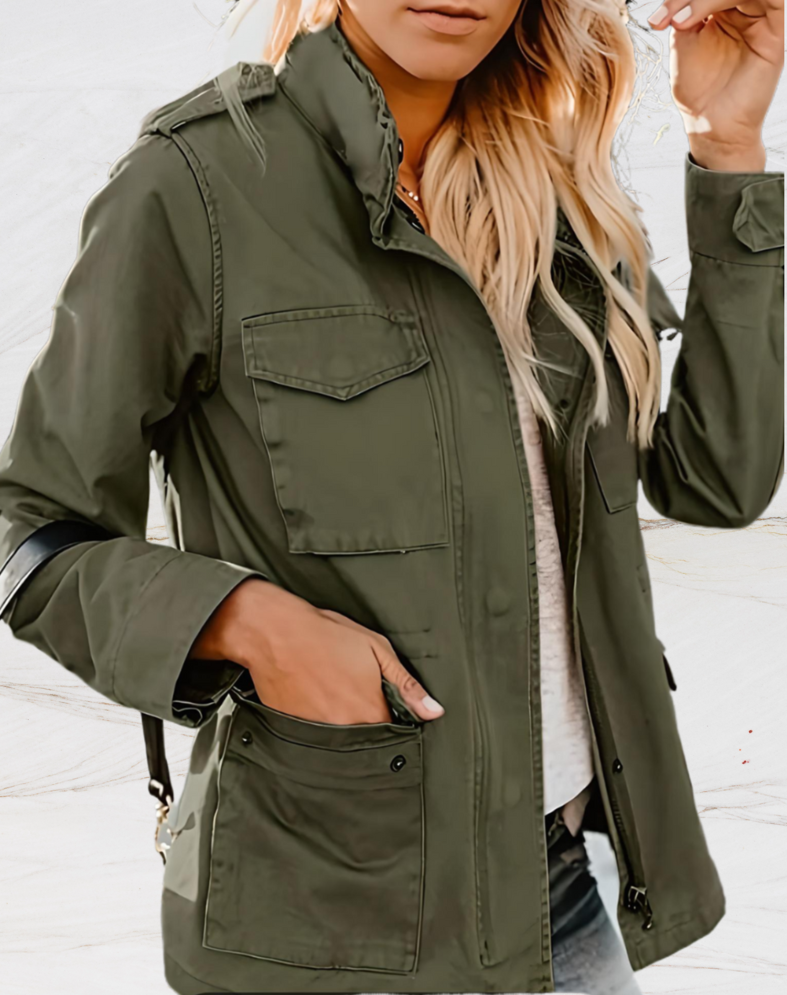 Selma - Stilfuld Casual Utility Jakke