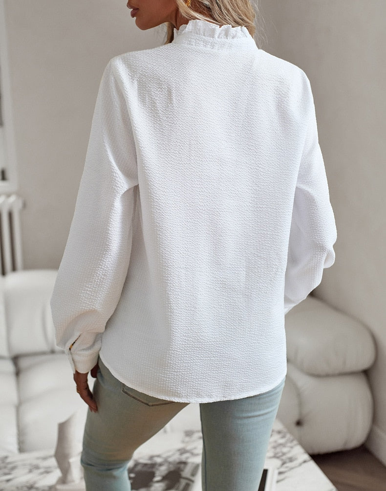 Gertrud - Komfortabel Bluse