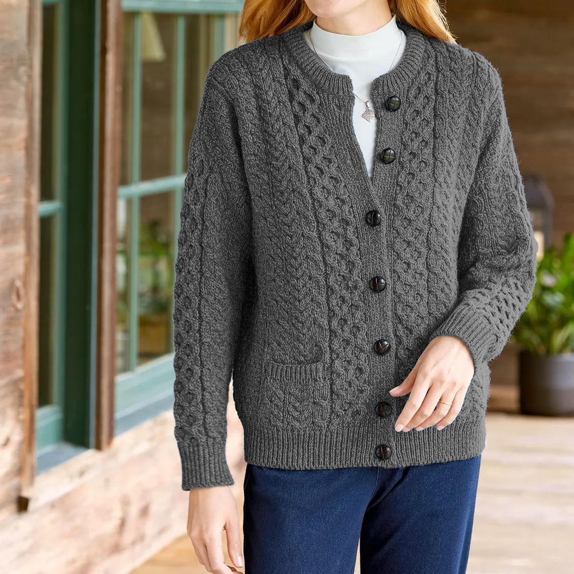 Iben - Langærmet Casual Cardigan