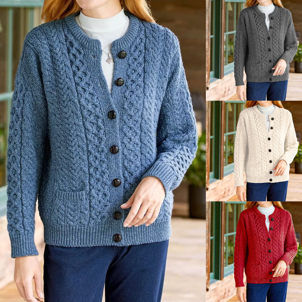 Iben - Langærmet Casual Cardigan