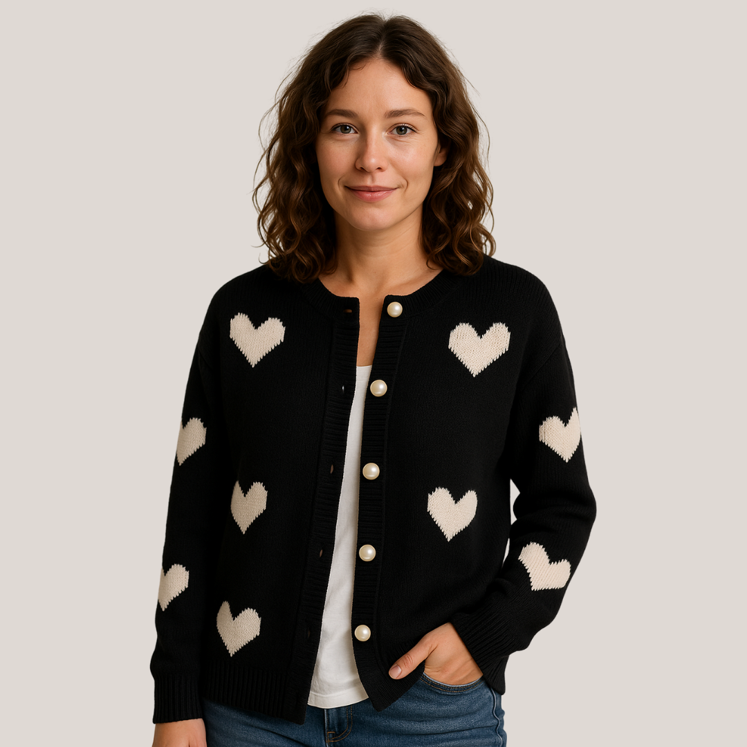 Vilde - Hjerte-sweater