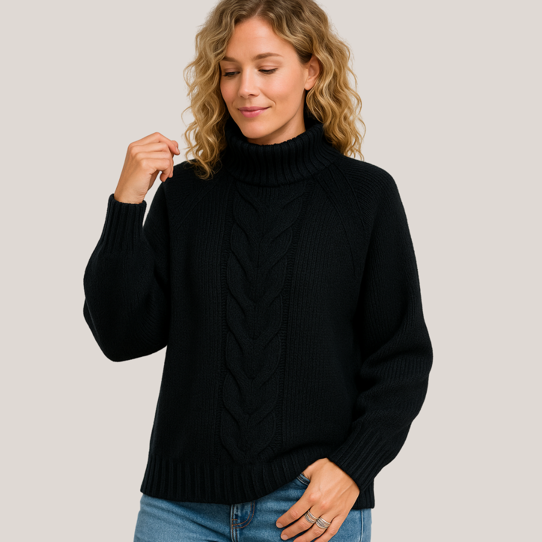Lova - Elegant poncho-inspireret trøje