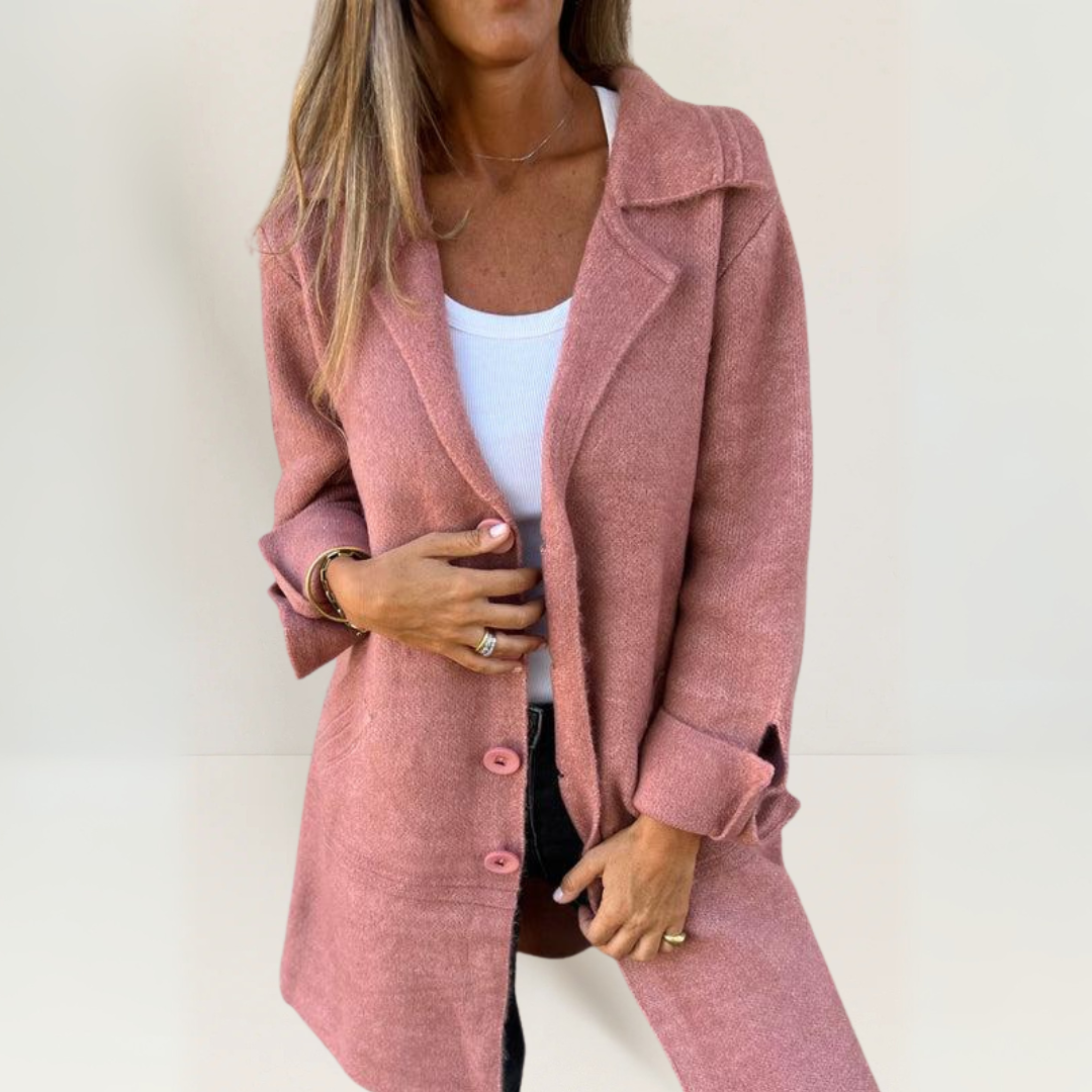 Isabella - Casual Lang Vest Med Manchetter