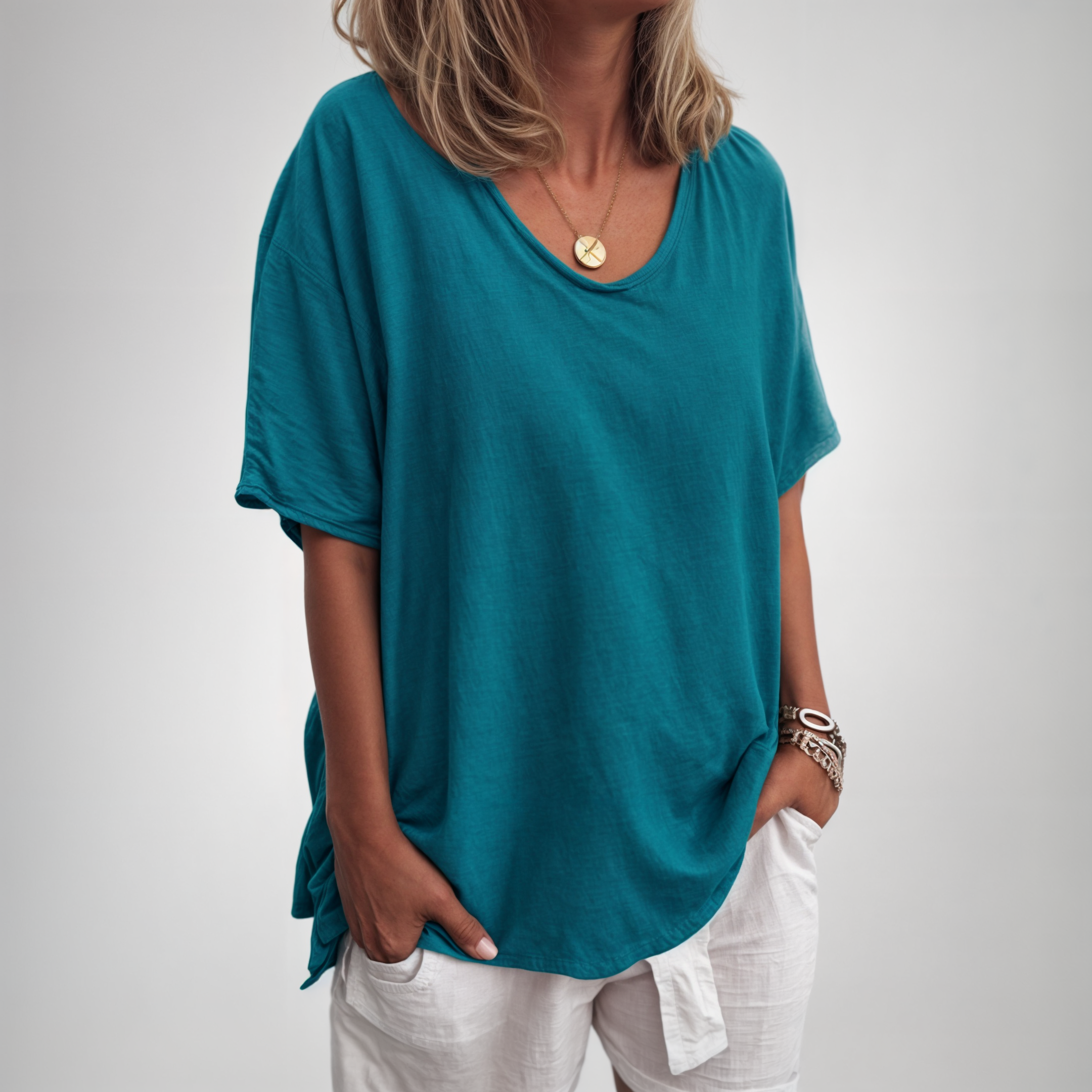 Ingeborg - Behagelig Løs T-shirt