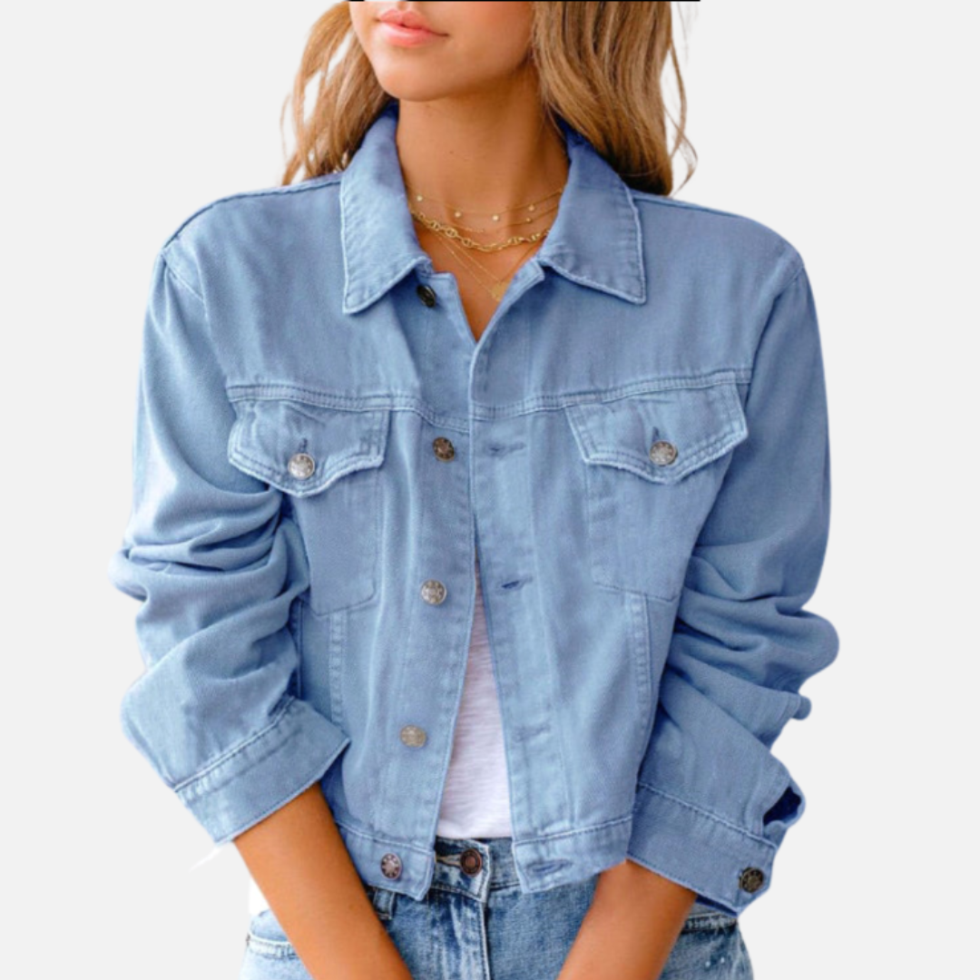 Jorunn - Stilfuld Forårs Denimjakke