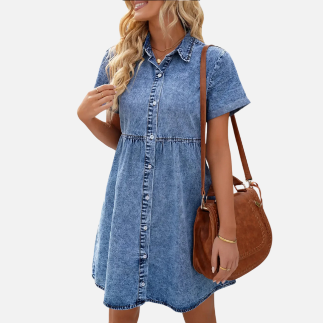Malin - Hverdags Denimkjole