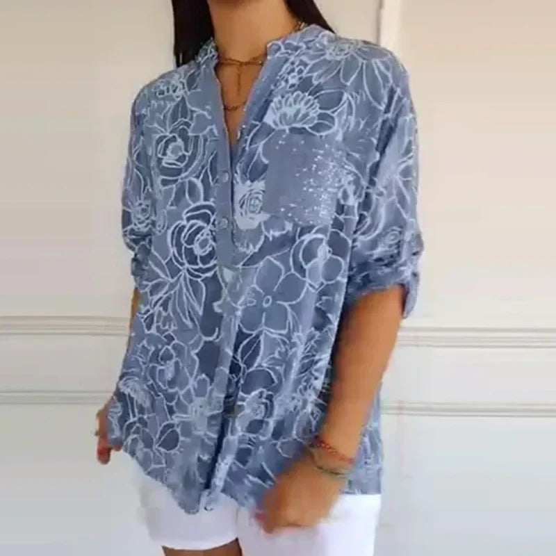 Lova – Blomsterprint bluse